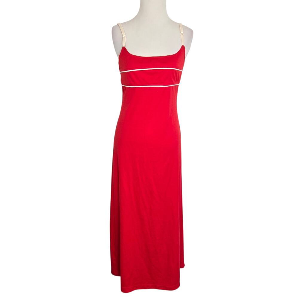 Vintage 90s Xhilaration Babydoll Dress Maxi Tennis Vacation Summer Women Small